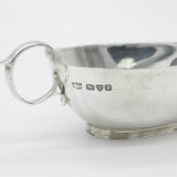 Sterling Silver Modernist Pattern Sauce Boat Antique 1934 Chester Art Deco