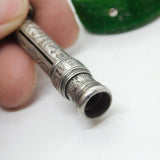 Victorian Sampson Mordan Sterling Silver Propelling Pencil Fob Antique 1900