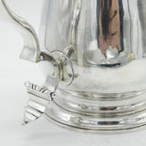 George II Sterling Silver Large Lidded Tankard Antique 1758 London