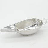 Sterling Silver Modernist Pattern Sauce Boat Antique 1934 Chester Art Deco