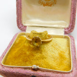 18ct Yellow Gold & Yellow Sapphire Solitaire Ring Vintage 1994 London