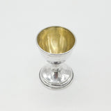 Georgian Sterling Silver Egg Cup Gilded Interior Antique c1780 George III