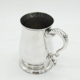 George III Sterling Silver Baluster Tankard Antique 1775 London, John King