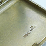 19th Century Russian .875 Silver Niello Enamel Cigarette Case Antique 1893 Moscow