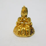 Georgian 9ct Gold Cased Carved Agate Pliny Doves Intaglio Fob Seal Antique