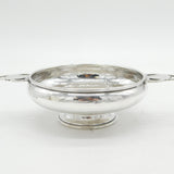 A.E Jones Sterling Silver Planished Quaich Cup Antique 1928 Birmingham