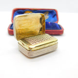 Georgian Sterling Silver Gilded Vinaigrette Scent Box c1800 Antique George III