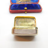 Georgian Sterling Silver Gilded Vinaigrette Scent Box c1800 Antique George III