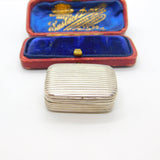 Georgian Sterling Silver Gilded Vinaigrette Scent Box c1800 Antique George III