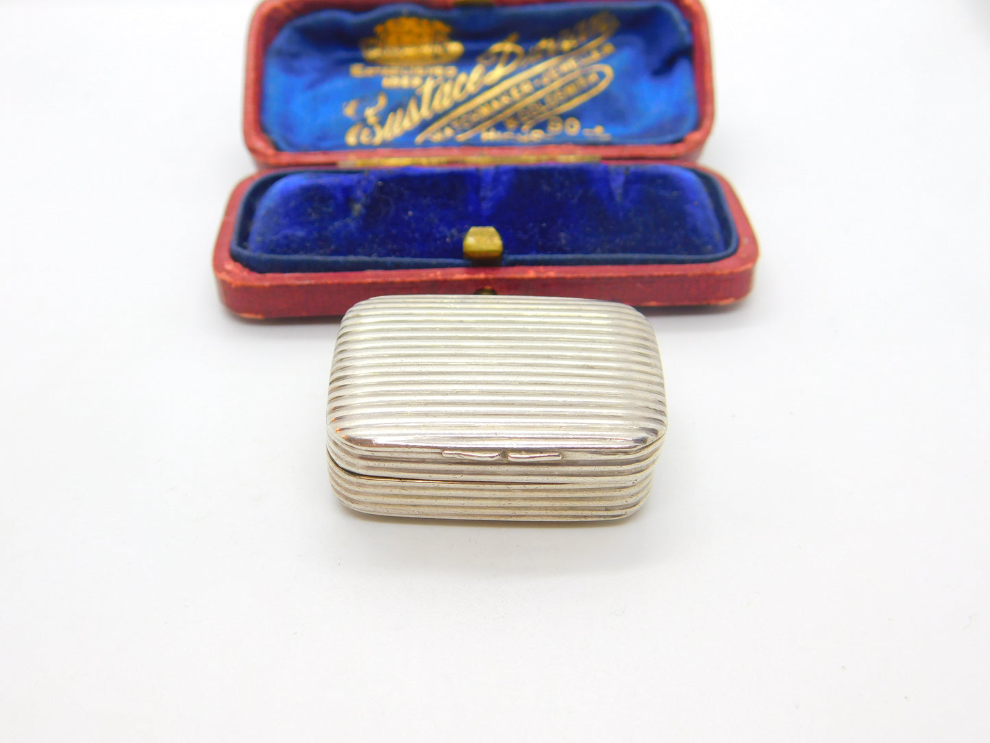 Georgian Sterling Silver Gilded Vinaigrette Scent Box c1800 Antique George III