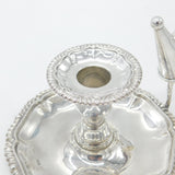 Georgian Style Sterling Silver Chamberstick Vintage 1974 Birmingham