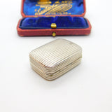 Georgian Sterling Silver Gilded Vinaigrette Scent Box c1800 Antique George III