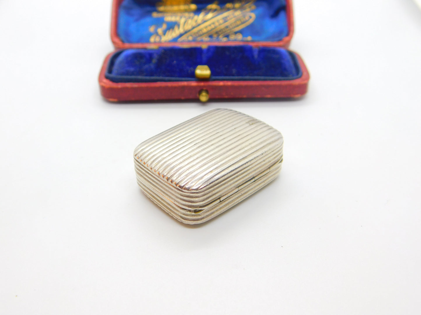 Georgian Sterling Silver Gilded Vinaigrette Scent Box c1800 Antique George III