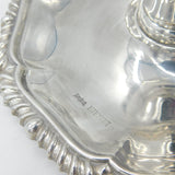 Georgian Style Sterling Silver Chamberstick Vintage 1974 Birmingham