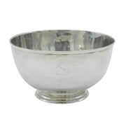 Irish George III Sterling Silver Heraldic Crest Fruit Bowl Antique c1770s Dublin