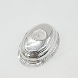 Georgian Sterling Silver Spanish Coin Set Pap Boat Antique 1790 London
