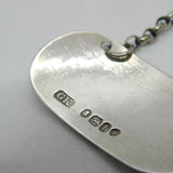 George IV Sterling Silver Bright Cut Port Decanter Label Antique 1823 London