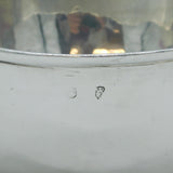 Irish George III Sterling Silver Heraldic Crest Fruit Bowl Antique c1770s Dublin