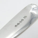 Georgian Sterling Silver Fiddle Pattern Fish Slice Antique 1833 London