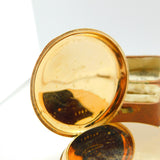 Omega 15-Jewel Gold Plated Open Face Pocket Watch Dennison Case c1935