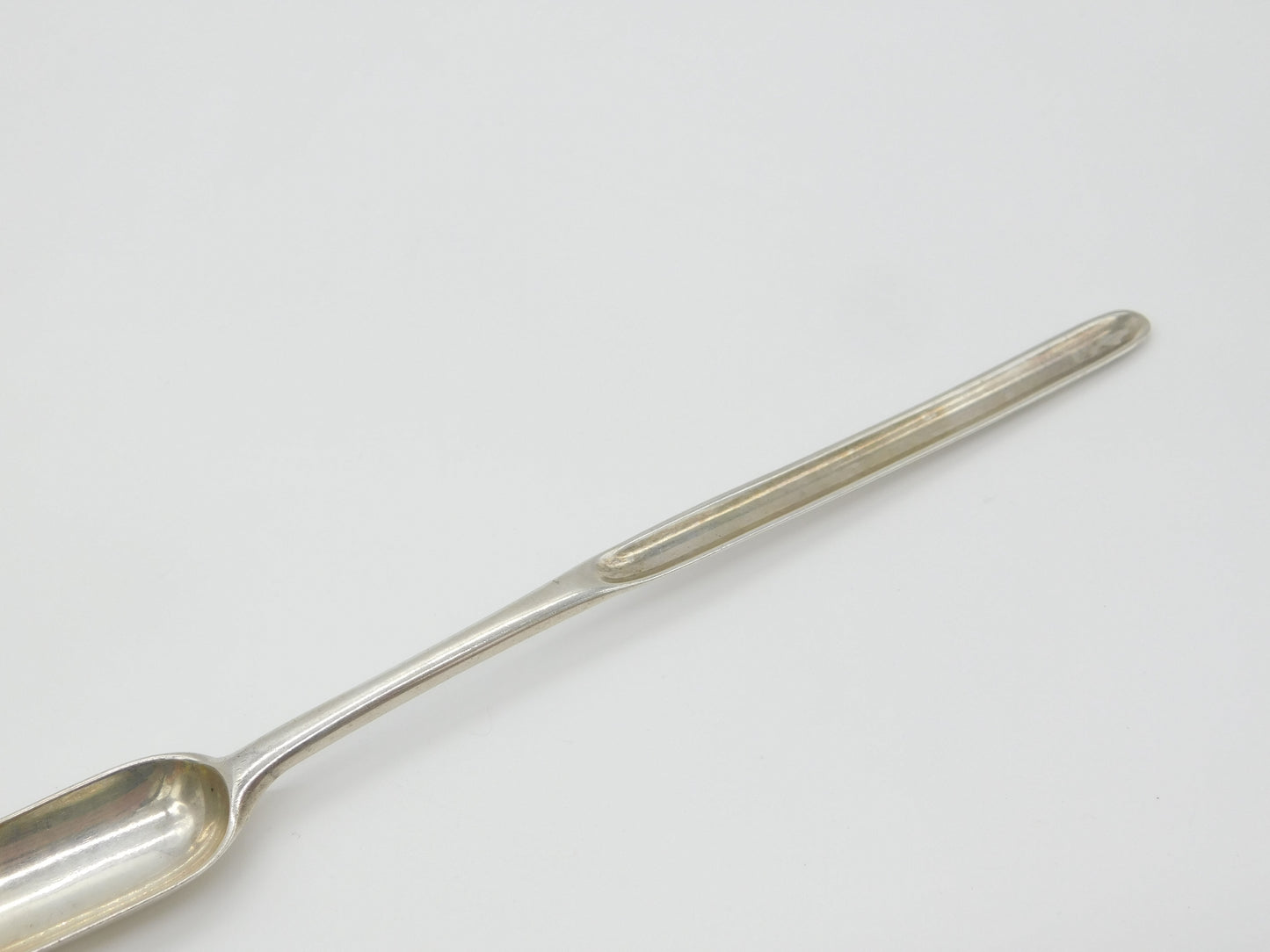 Sterling Silver Bone Marrow Spoon Antique Victorian London 1885