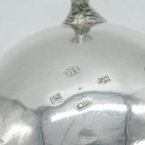 Scottish William IV Pair of Sterling Silver Salt Cellars Antique Edinburgh