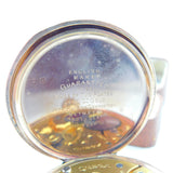 Omega 15-Jewel Gold Plated Open Face Pocket Watch Dennison Case c1935