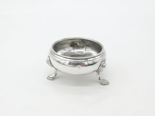 George II Sterling Silver Single Salt Cellar 1747 London David Hennell I