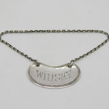 Victorian Scottish Provincial Sterling Silver Whisky Decanter Label Aberdeen c1880