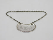 Victorian Scottish Provincial Sterling Silver Whisky Decanter Label Aberdeen c1880