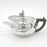 Georgian Sterling Silver Teapot Stork Finial & Goblin Handle 1806 London Antique