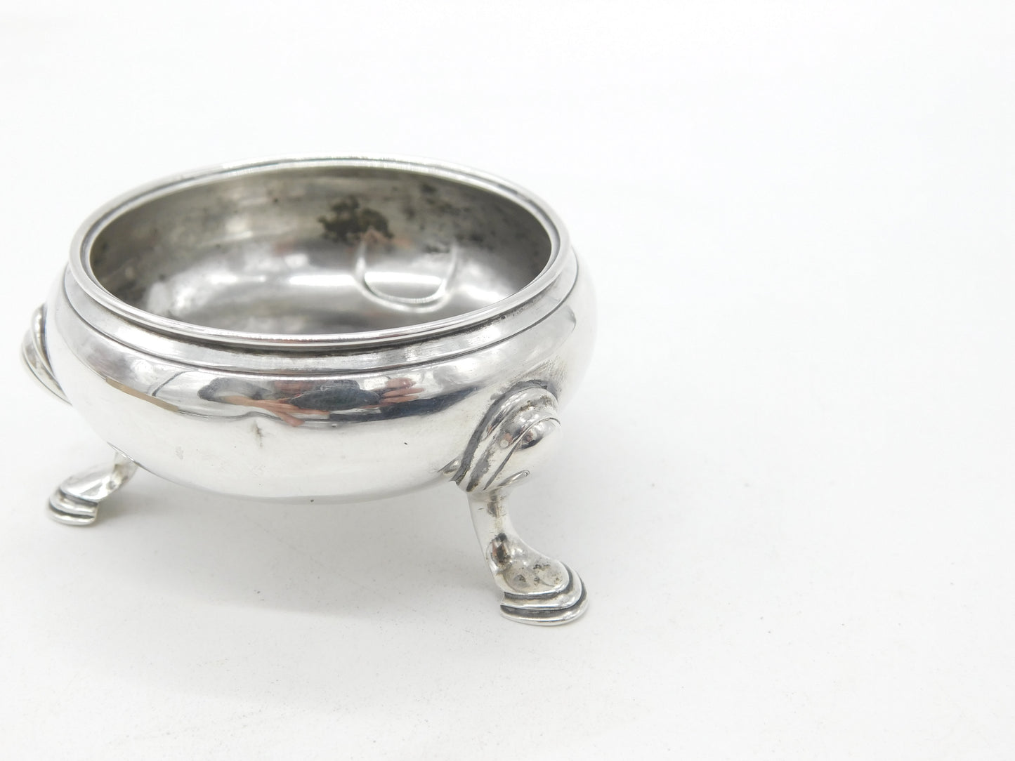 George II Sterling Silver Single Salt Cellar 1747 London David Hennell I