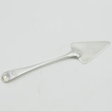 George II Sterling Silver Heraldic Crested Cheese Slice Antique 1759 London
