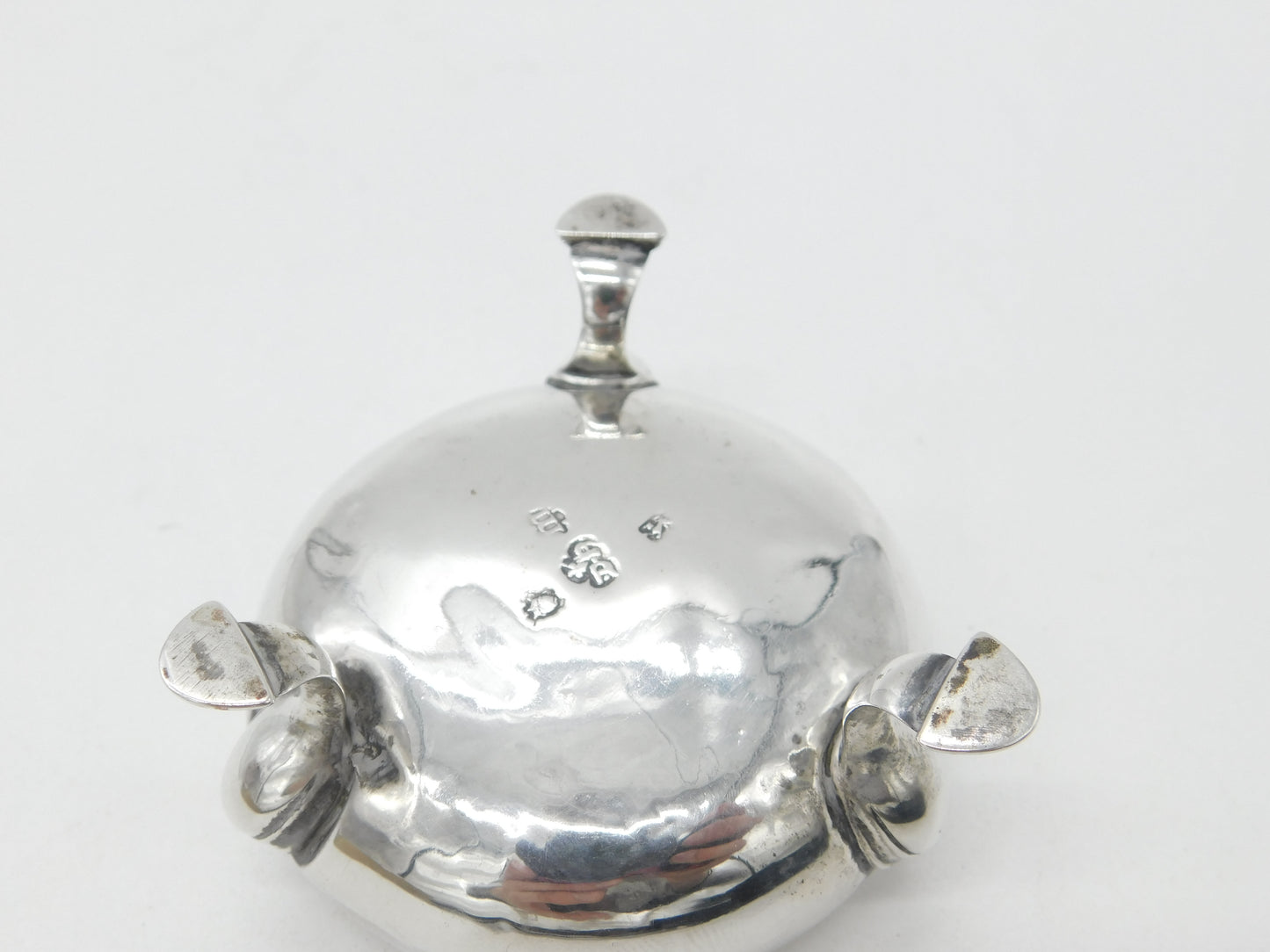 George II Sterling Silver Single Salt Cellar 1747 London David Hennell I