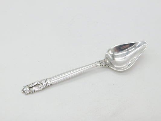 Georg Jensen Danish Sterling Silver Acorn Pattern Grapefruit Spoon Antique