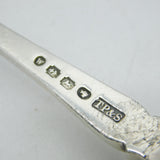 Victorian Sterling Silver & Mother of Pearl Stilton Cheese Spoon Antique 1871 London