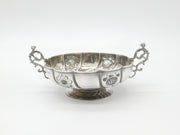 Edwardian Sterling Silver Art Nouveau Dish with Acanthus & Maiden 1902 London