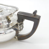 Georgian Sterling Silver Teapot Stork Finial & Goblin Handle 1806 London Antique