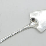 George II Sterling Silver Heraldic Crested Cheese Slice Antique 1759 London
