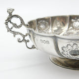 Edwardian Sterling Silver Art Nouveau Dish with Acanthus & Maiden 1902 London