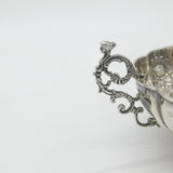 Edwardian Sterling Silver Art Nouveau Dish with Acanthus & Maiden 1902 London