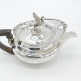 Georgian Sterling Silver Teapot Stork Finial & Goblin Handle 1806 London Antique