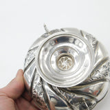 Edwardian Sterling Silver Art Nouveau Dish with Acanthus & Maiden 1902 London