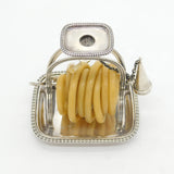 Edwardian Sterling Silver Wax Jack & Tray Antique 1910 London