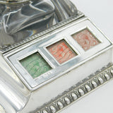 Edwardian Sterling Silver Combination Desk Stand Antique 1902 London