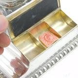 Edwardian Sterling Silver Combination Desk Stand Antique 1902 London