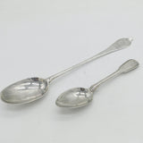 Queen Anne Britannia Silver Dog Nose Basting Spoon Antique 1706 London