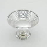 Asprey Sterling Silver Pedestal Tazza Dish Antique 1933 Birmingham Art Deco