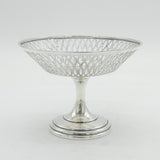 Asprey Sterling Silver Pedestal Tazza Dish Antique 1933 Birmingham Art Deco