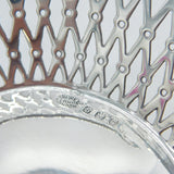 Asprey Sterling Silver Pedestal Tazza Dish Antique 1933 Birmingham Art Deco